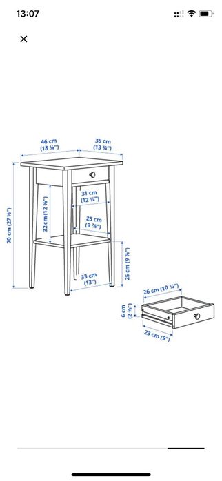 Mesa IKEA Hemnes