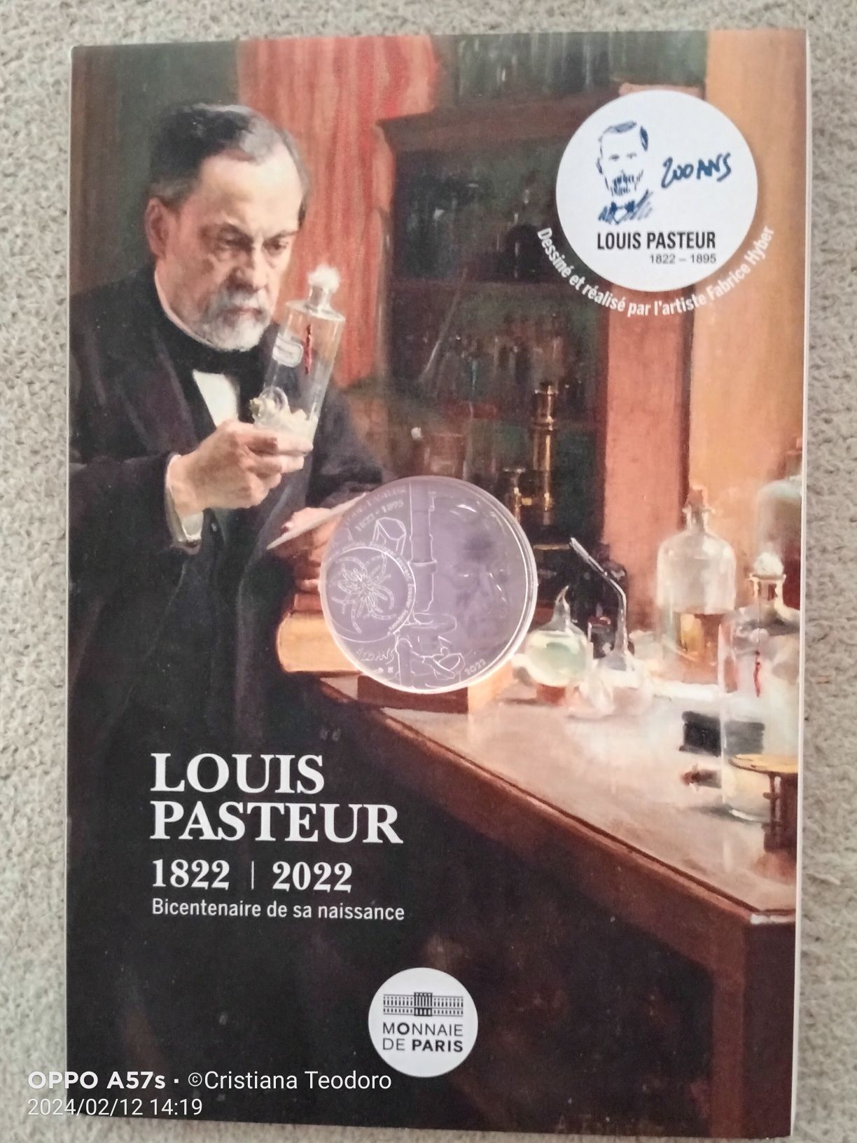 Moeda Louis Pasteur