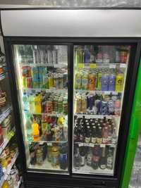 Дводверна холодильна шафа для напоїв та продуктів. +2 +8 С