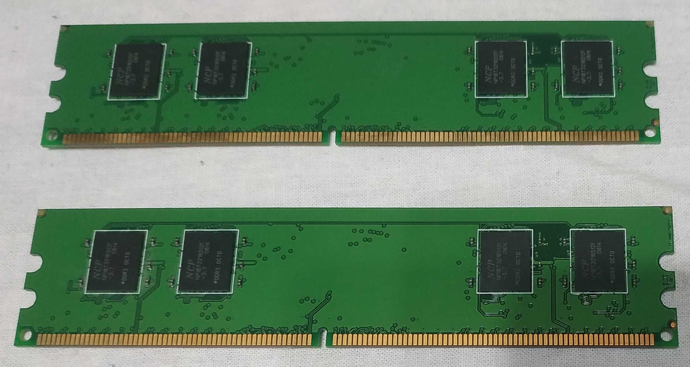 DDR2 оперативная память (ОЗУ) NCP 1Gb pc2-4300 (две планки по 512mb)