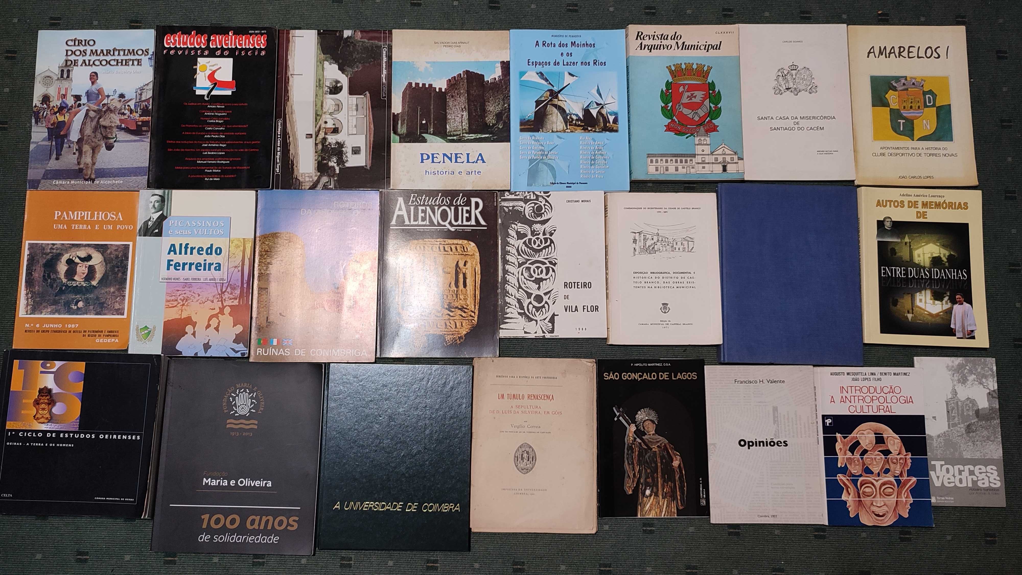 Livros sobre História de Localidades Portuguesas - cada 5 €
