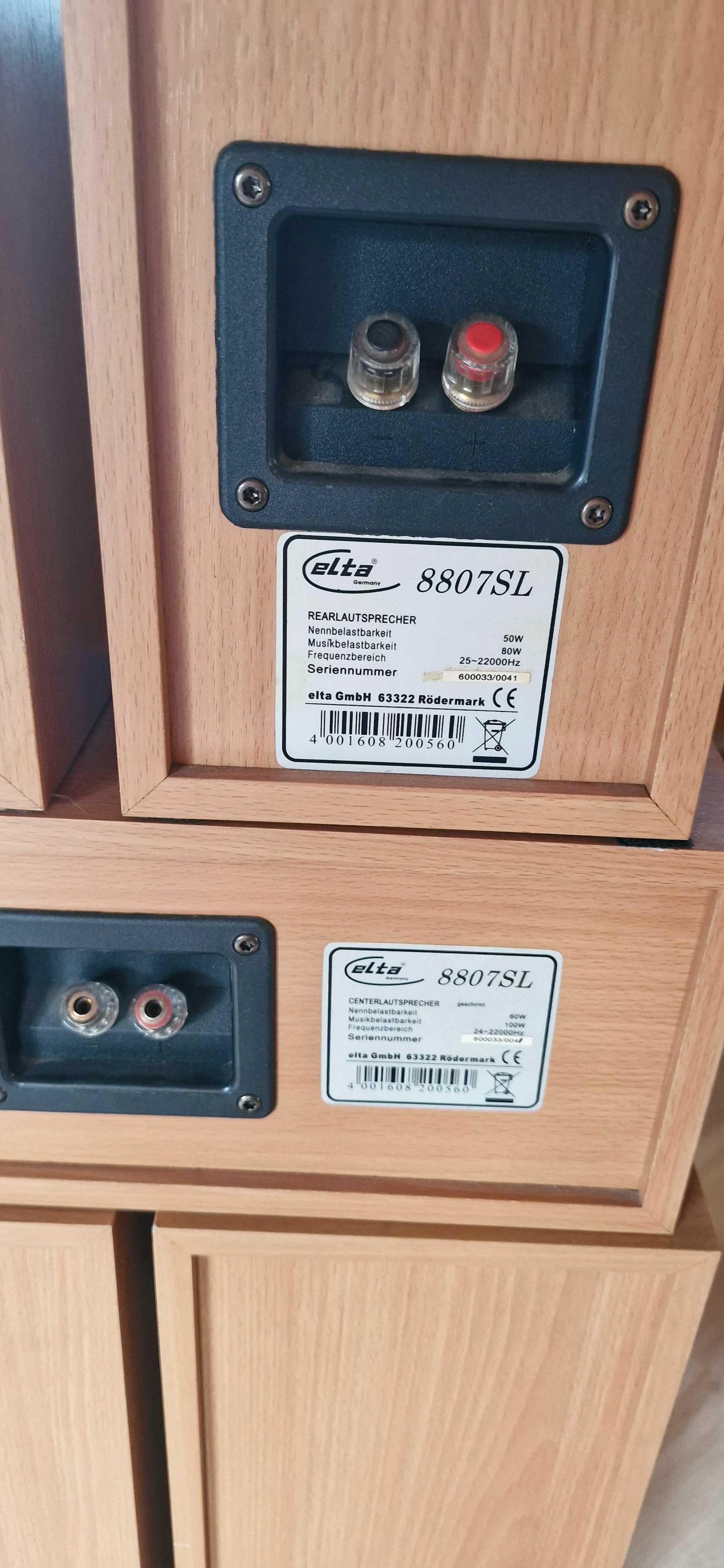 Zestaw Audio - Wzmacniacz + głośniki 5.1 + subwoofer