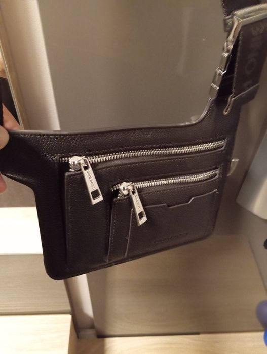 Saszetka męska  z naturalnej skóry