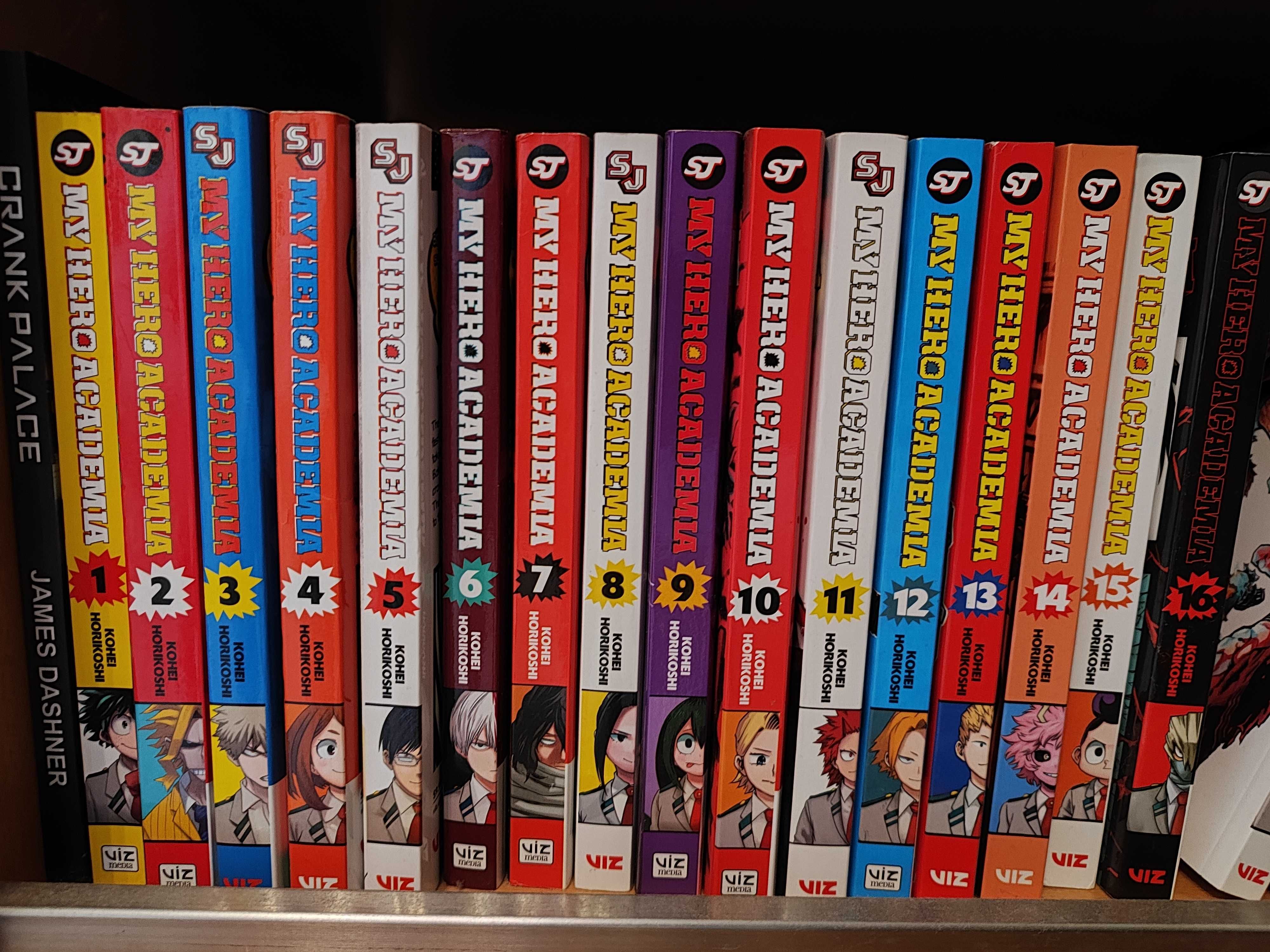 My Hero Academia - volumes 1 a 16