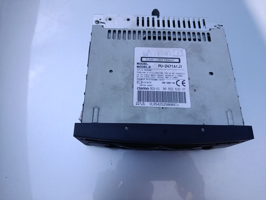 Автомагнітола clarion Citroen / Peugeot