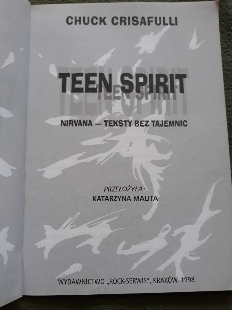 TEEN SPIRIT. Nirvana teksty bez tajemnic
