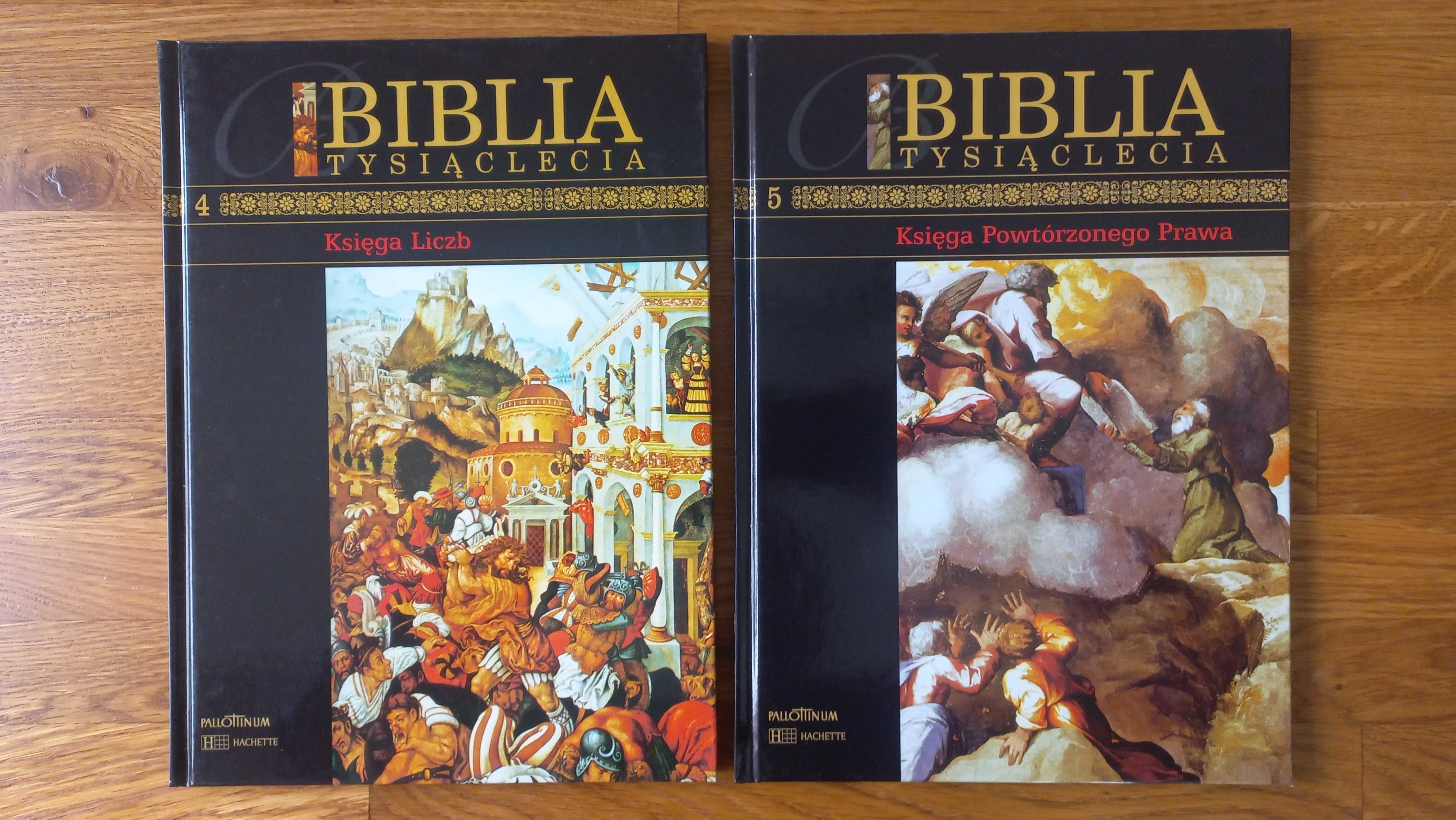 Ilustrowana Biblia Tysiąclecia - wyd. Pallottinum Hachette - 8 tomów
