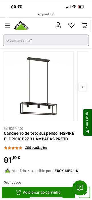 Candeeiro moderno teto preto