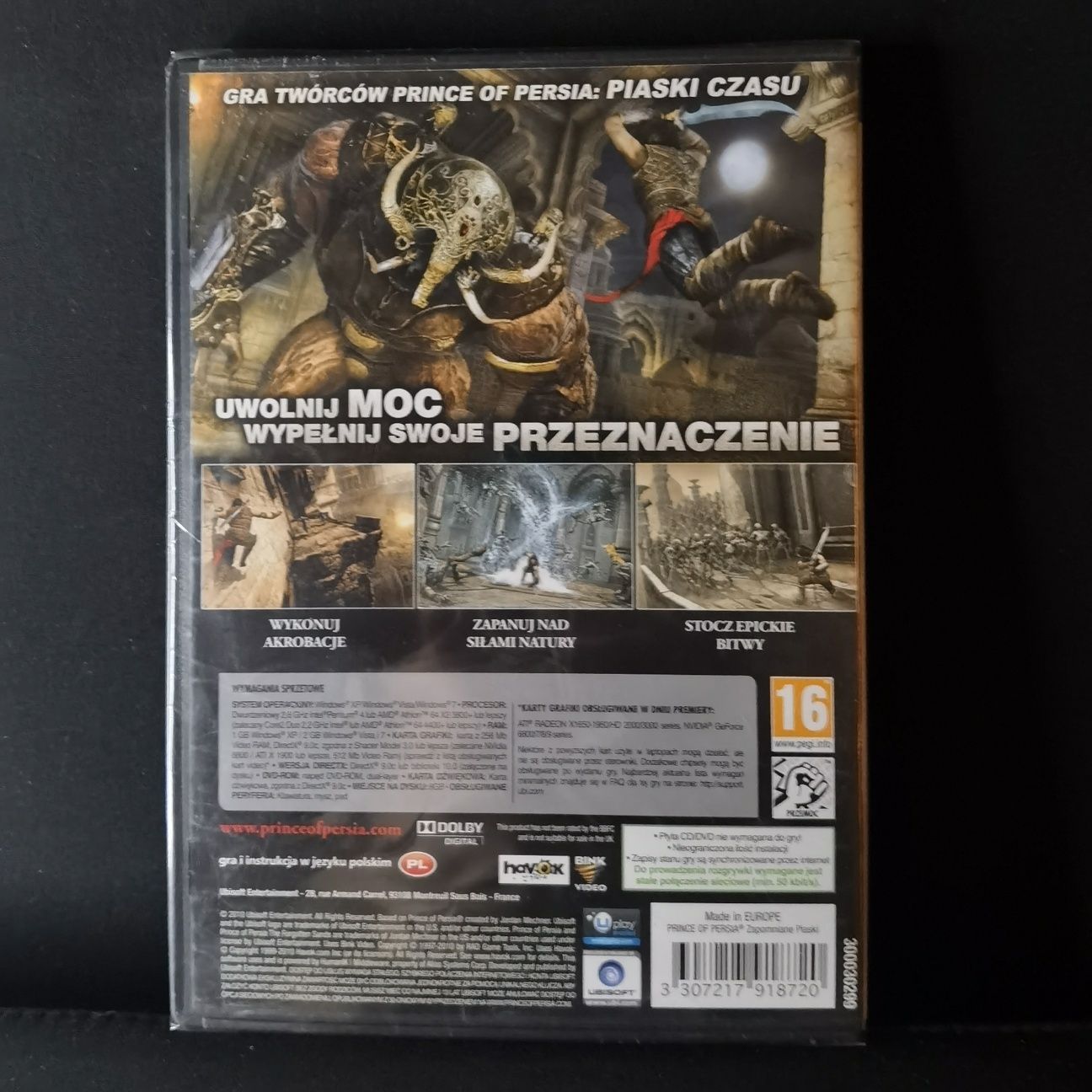 Prince Of Persia Zapomniane Piaski PC Polska edycja 2010 Folia