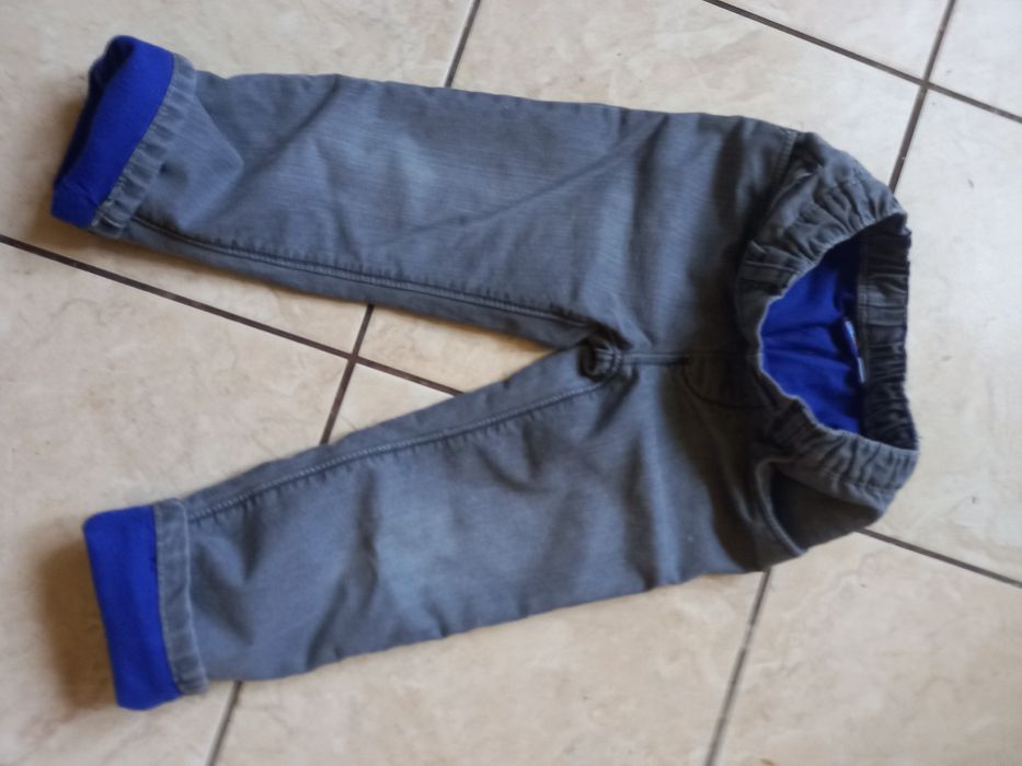 Spodnie chłopięce ocieplane jeans firmy lupilu