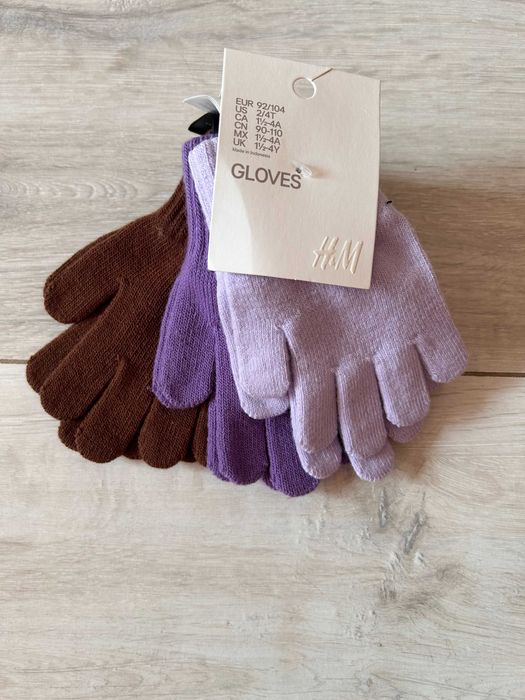 Рукавички дитячі від h&m від 2 до 14 років ціна за 1 шт