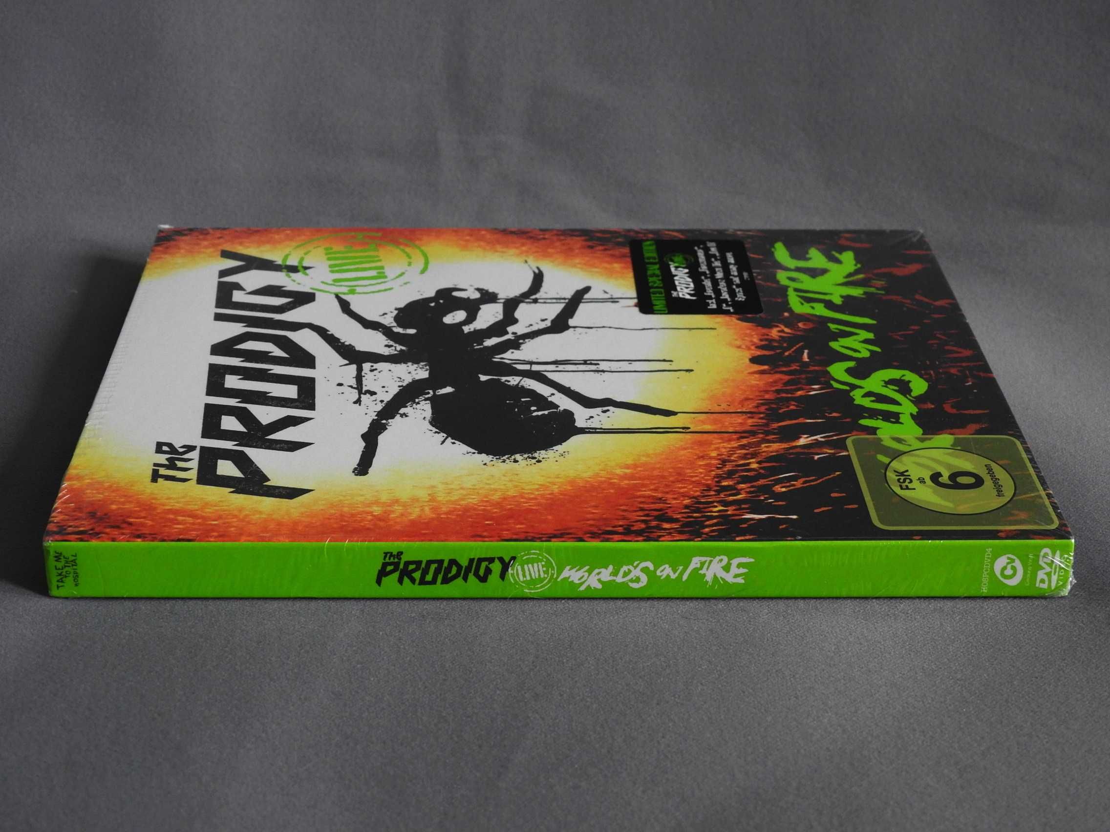 The Prodigy *Live World's On Fire* CD DVD Europe 2011 оригинал SEALED