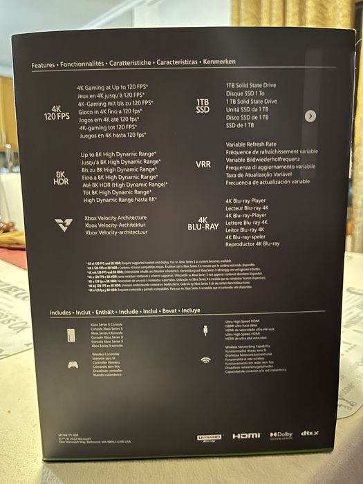 Xbox series X com jogos 1 comando