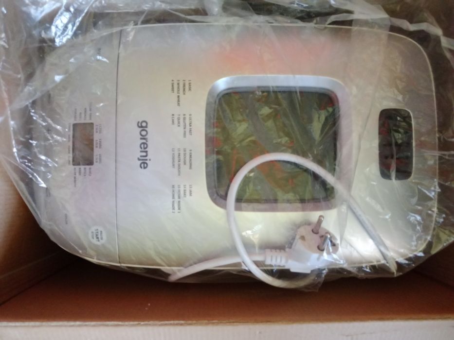 Хлебопечь Gorenje BM 1600 WG
В идеальном состояние.
Использовалась 2-р