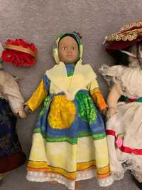 Bonecas de Porcelana da coleção bonecas do mundo