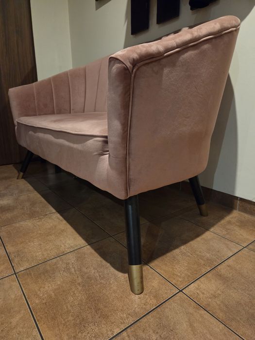 Sofa dwuosobowa welurowa