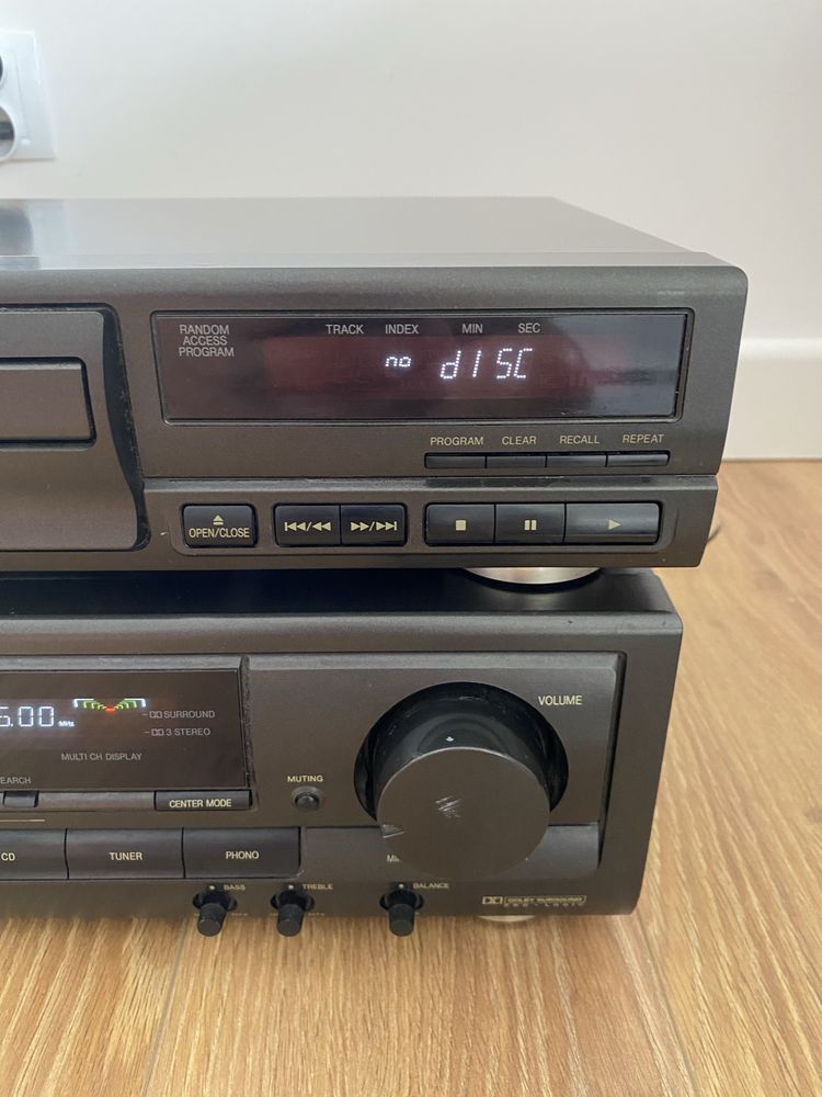 Odtwarzacz CD Technics SL PG 390 i Amplituner Technics SA -EX320