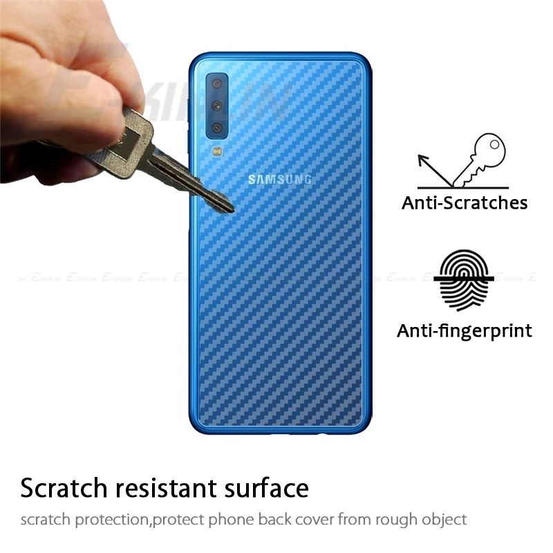 Protetor traseiro Samsung A5 2017 prateado