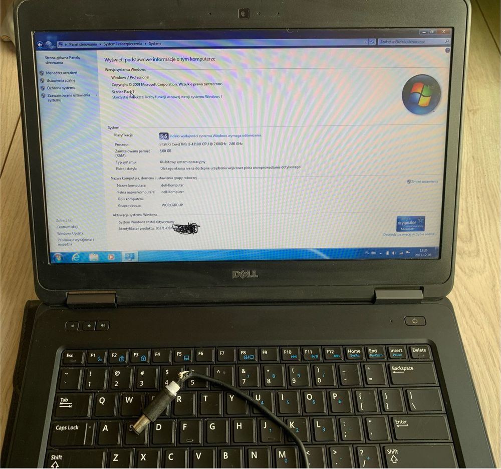 Laptop Dell Latitude e5440 i5 8gb ram 120 gb dysk