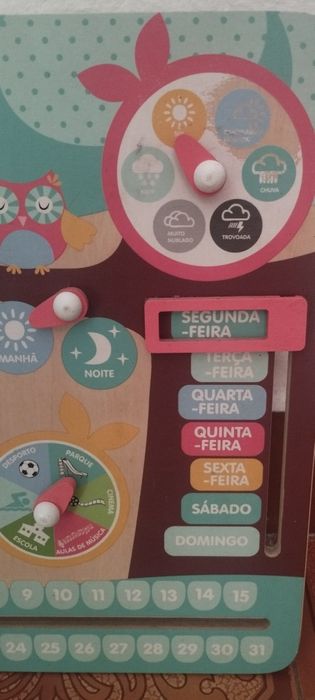 Quadrinho de madeira educativo