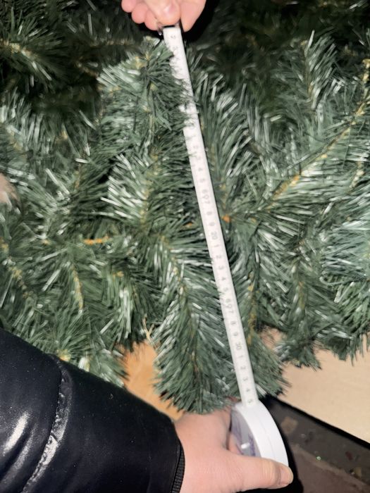 Елочная хвойная гирлянда новогодний декор