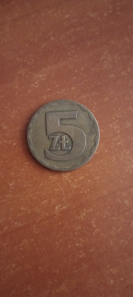 Moneta 5zł. Rok 1976