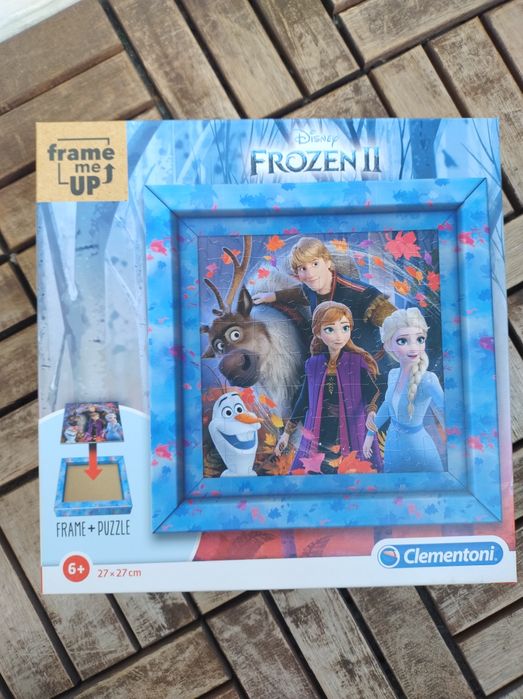 Frozen kraina lodu puzzle w ramce