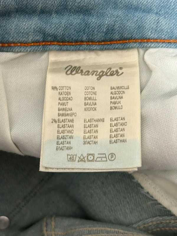 Damskie spodnie Wrangler Courtney W28 L34 jasnoniebieskie skinny jeans