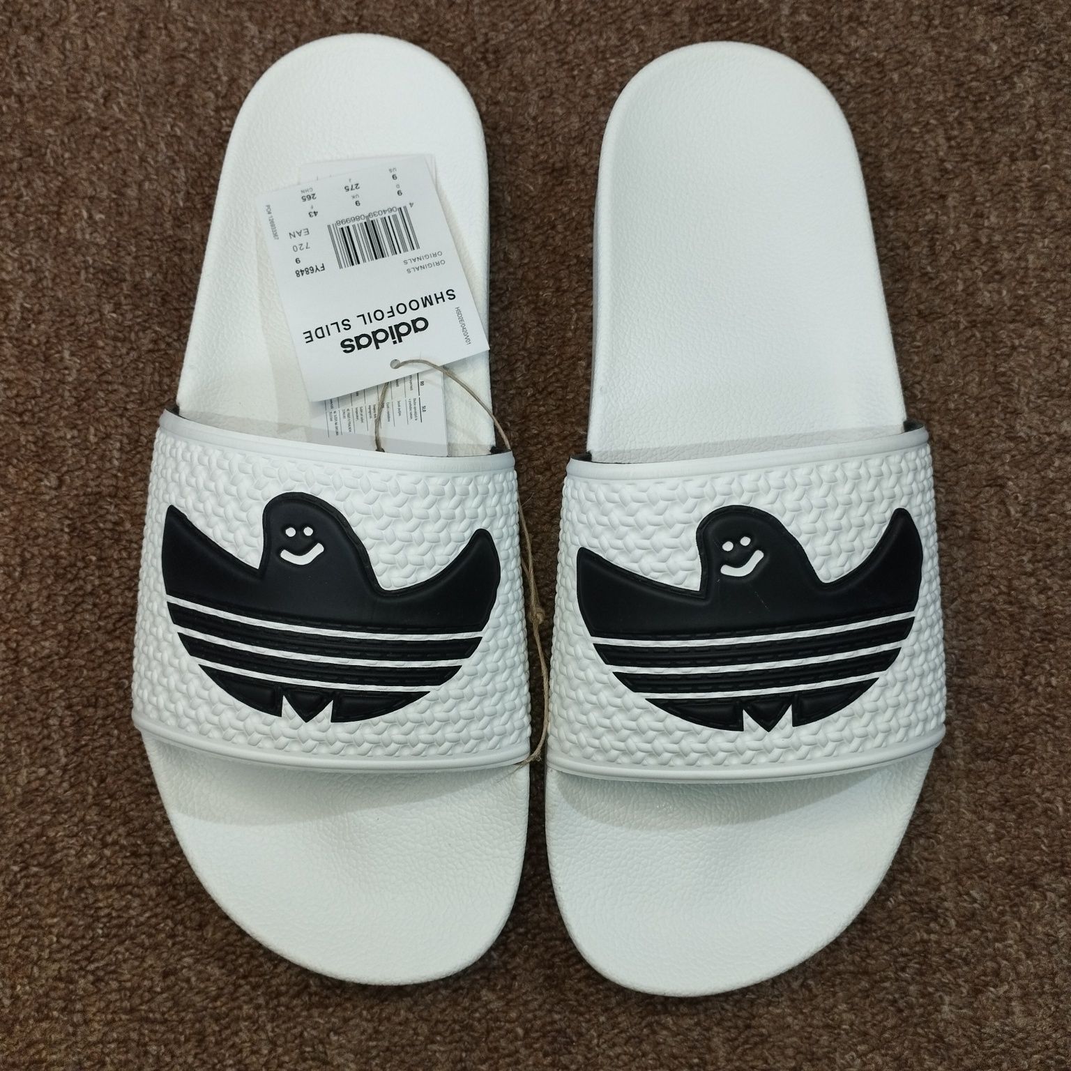 39-46. Тапочки Adidas Shmoofoil Slides Fy6848