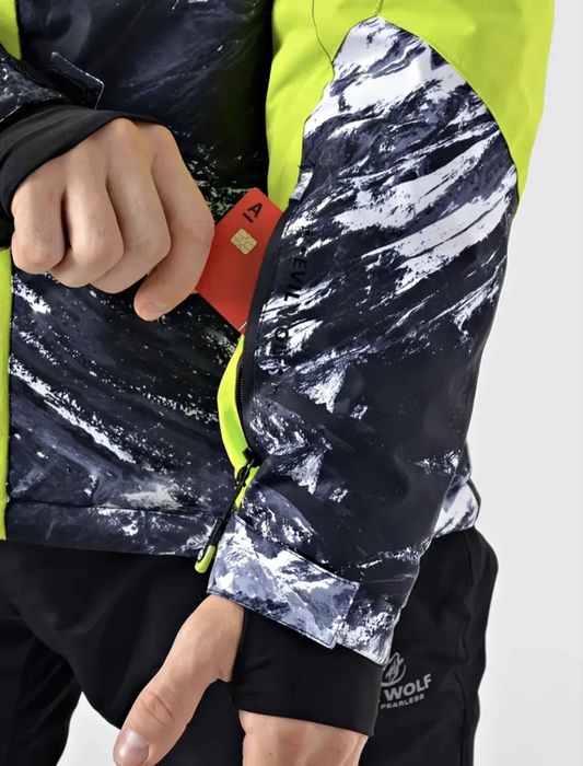 Зимовий новий чоловічий теплий костюм для лиж розмір М-L