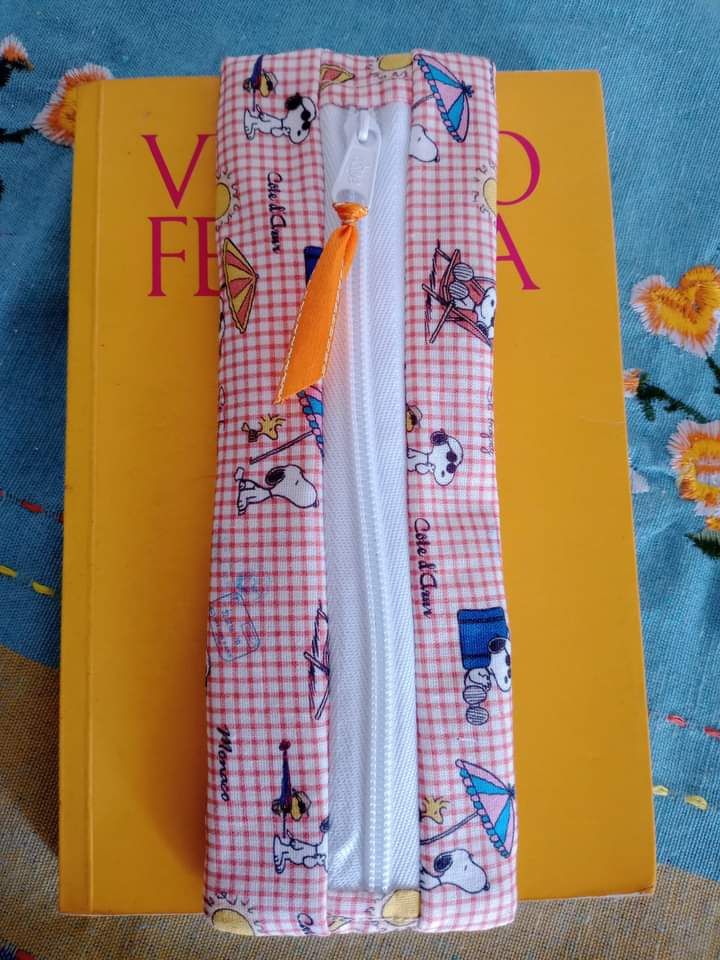 Conjunto bolsa para livro + estojo