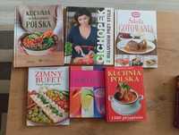Zestaw 6 książek kucharskich
