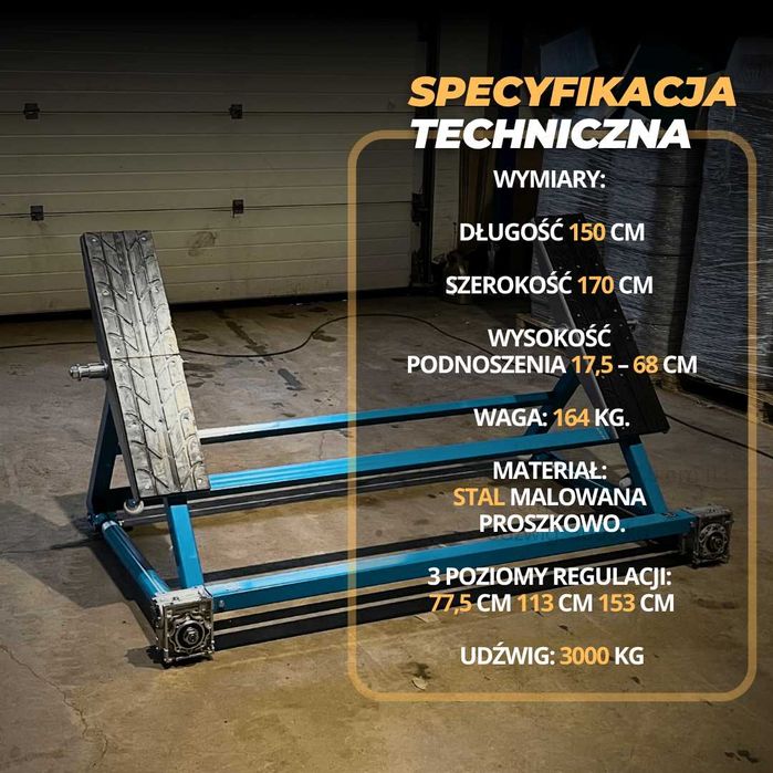 podnośnik hydrauliczny samochodowy podnośnik nożycowy 3000kg Regulacja