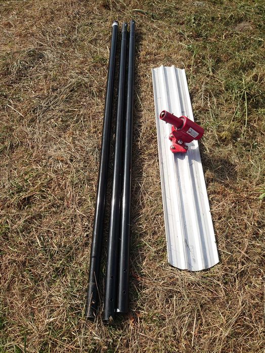 Listwa lizak do betonu z obrotową głowicą i uchwytem