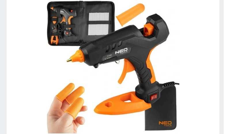 Pistolet klejowy do kleju na gorąco 11mm 100W NEO + GRATIS