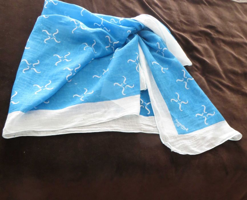 Saída de Praia - Páreo  Indiano azul e branco - Novo