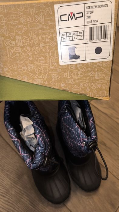 CMP Sneewy - Сноубутси зимові черевики для дівчинки (р.33, до 22 см)