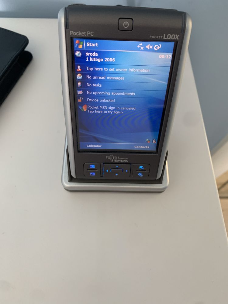 Fujitsu Siemens VTG pocket PC LOOX N560 Handheld PDA word excel window
