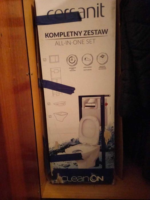 Zestaw podtynkowy WC Cersanit CleanOn – kompletny zestaw