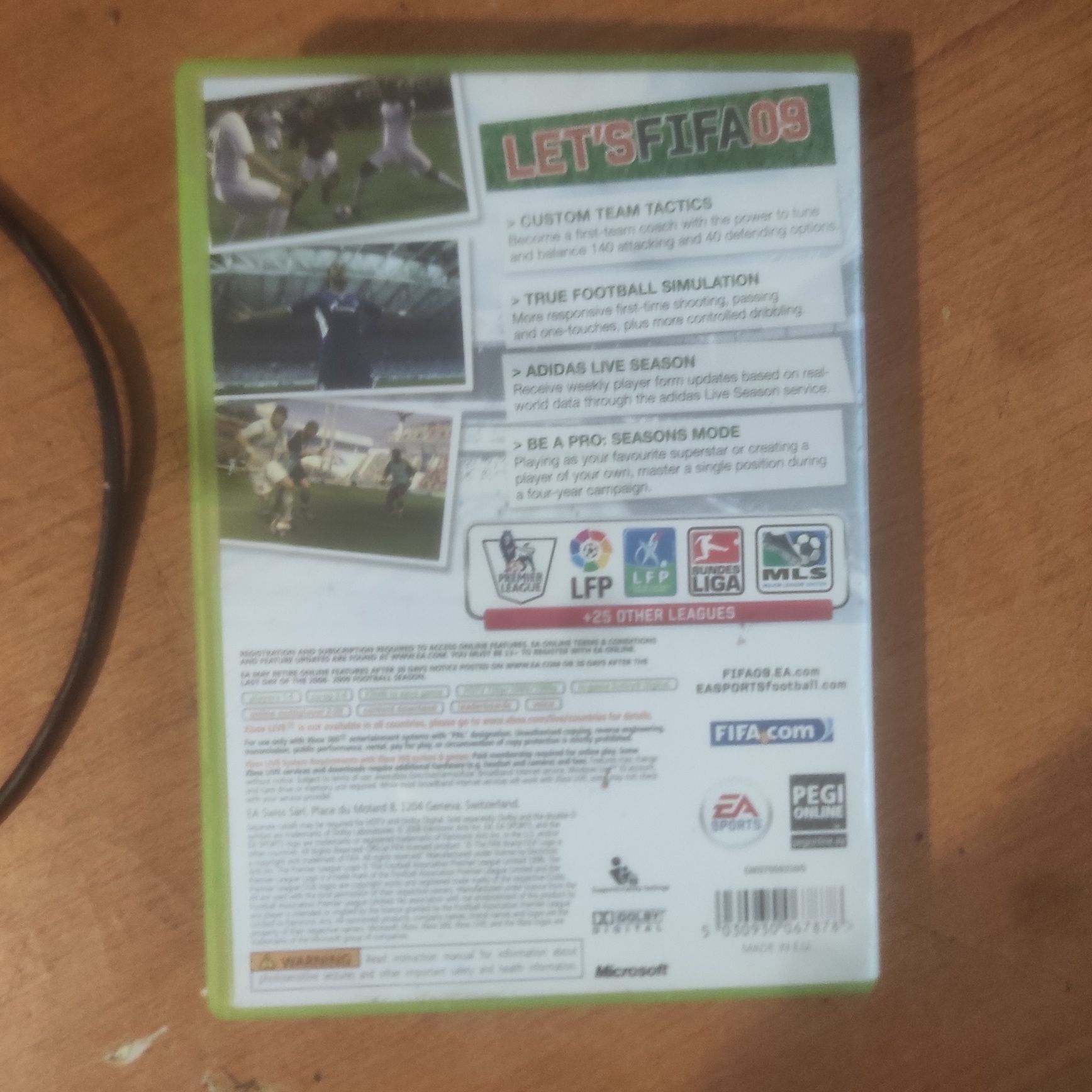 Диск с игрой fifa 09