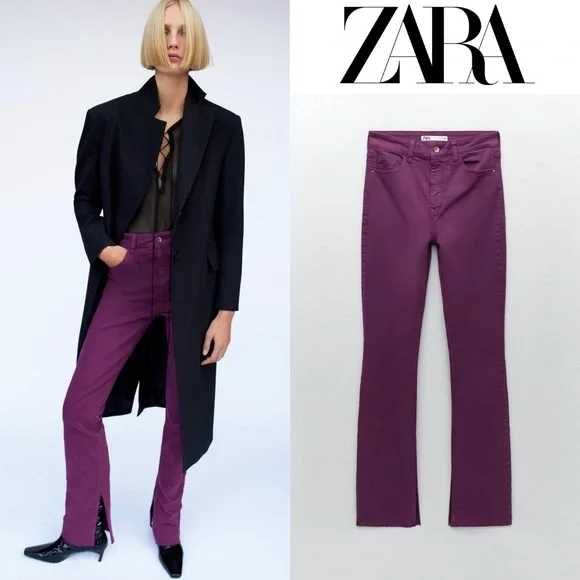 Nowe spodnie jeansowe proste ZARA rozm XXS/32