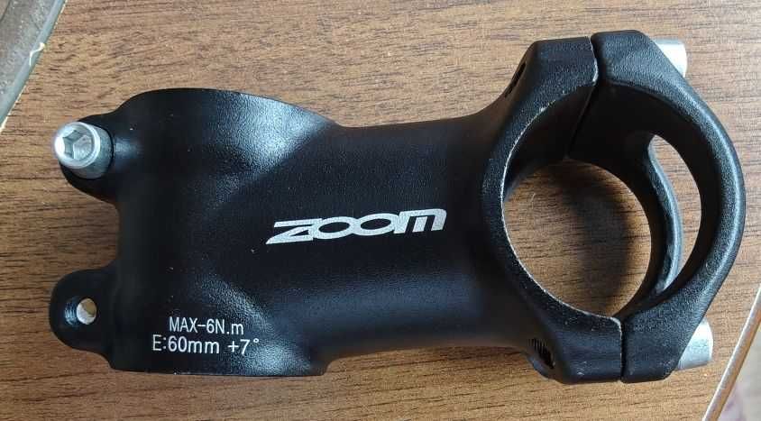 jak NOWY mostek rowerowy ZOOM 60mm +7st AHEAD