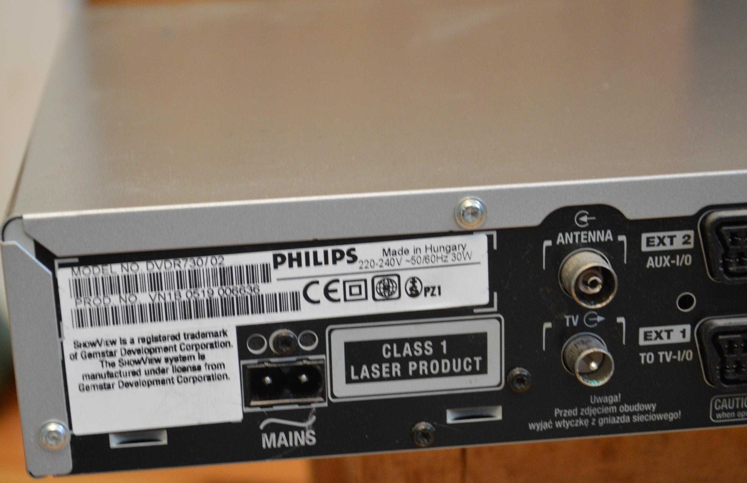 Philips DVR 730/02 Odtwarzacz_Nagrywarka_DAC