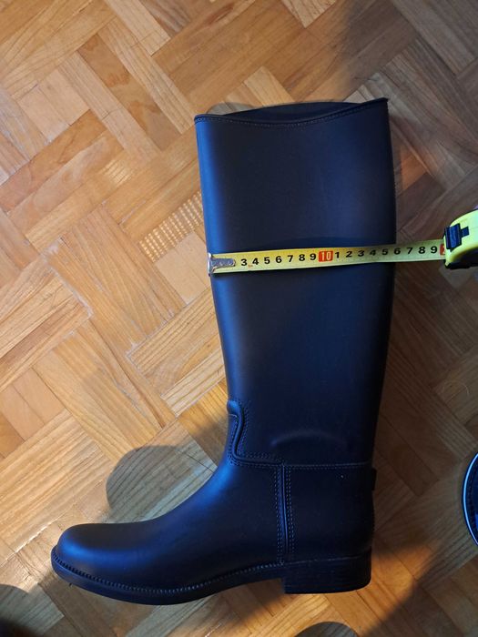 nowe, czarne, eleganckie, damskie gumiaki / kalosze  , rozmiar 39