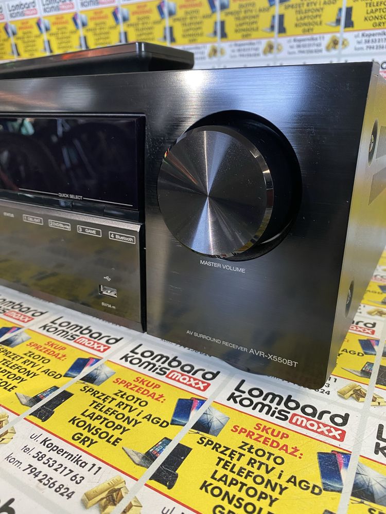Amplituner DENON AVR-X550BT+pilot