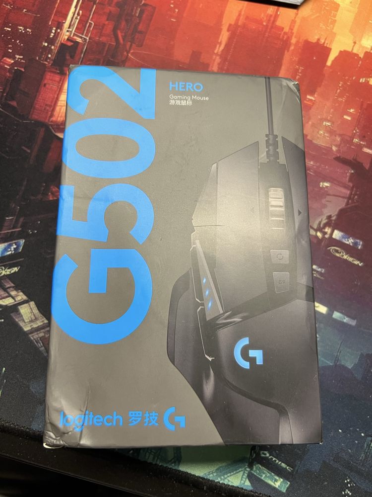 Миша Logitech G502 Gaming Mouse HERO High Performance Black