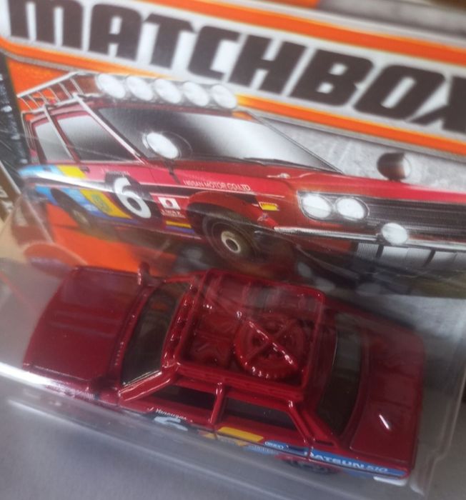 70 Datsun 510 rally matchbox