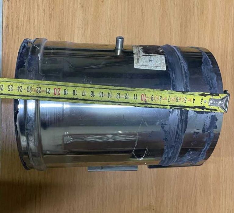 Регулятор тяги Ø180 мм, товщиною 0.5 мм з нержавіючої сталі