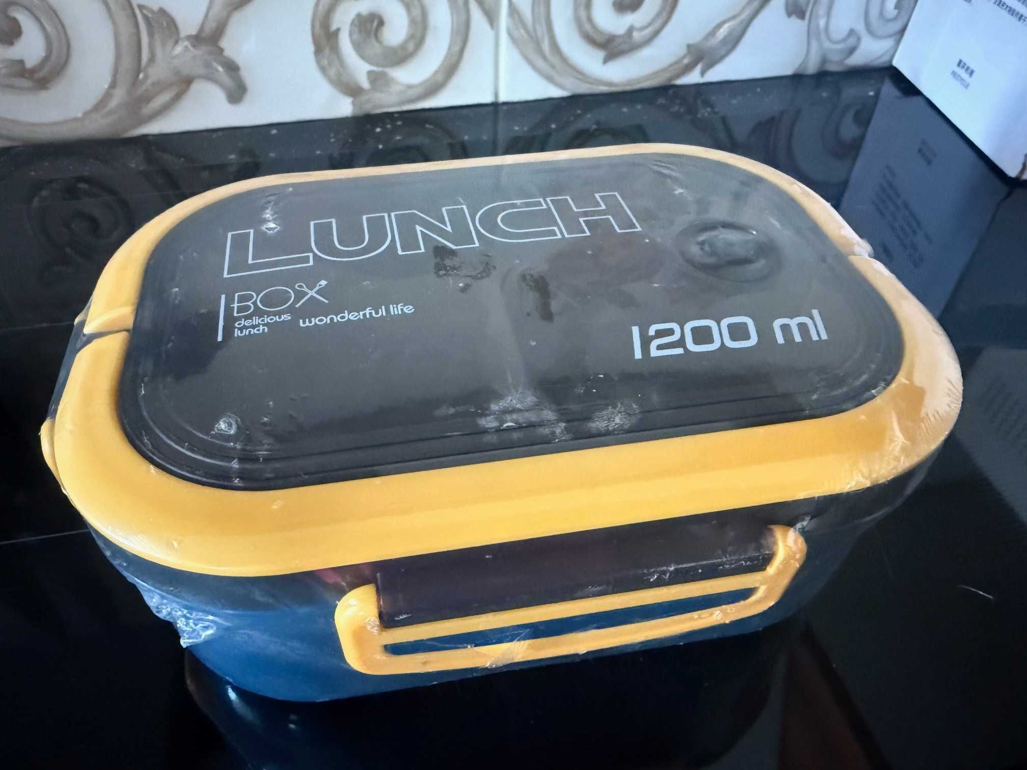 Lunchbox z przegródkami pudełko na lunch bento 1200ml NOWE