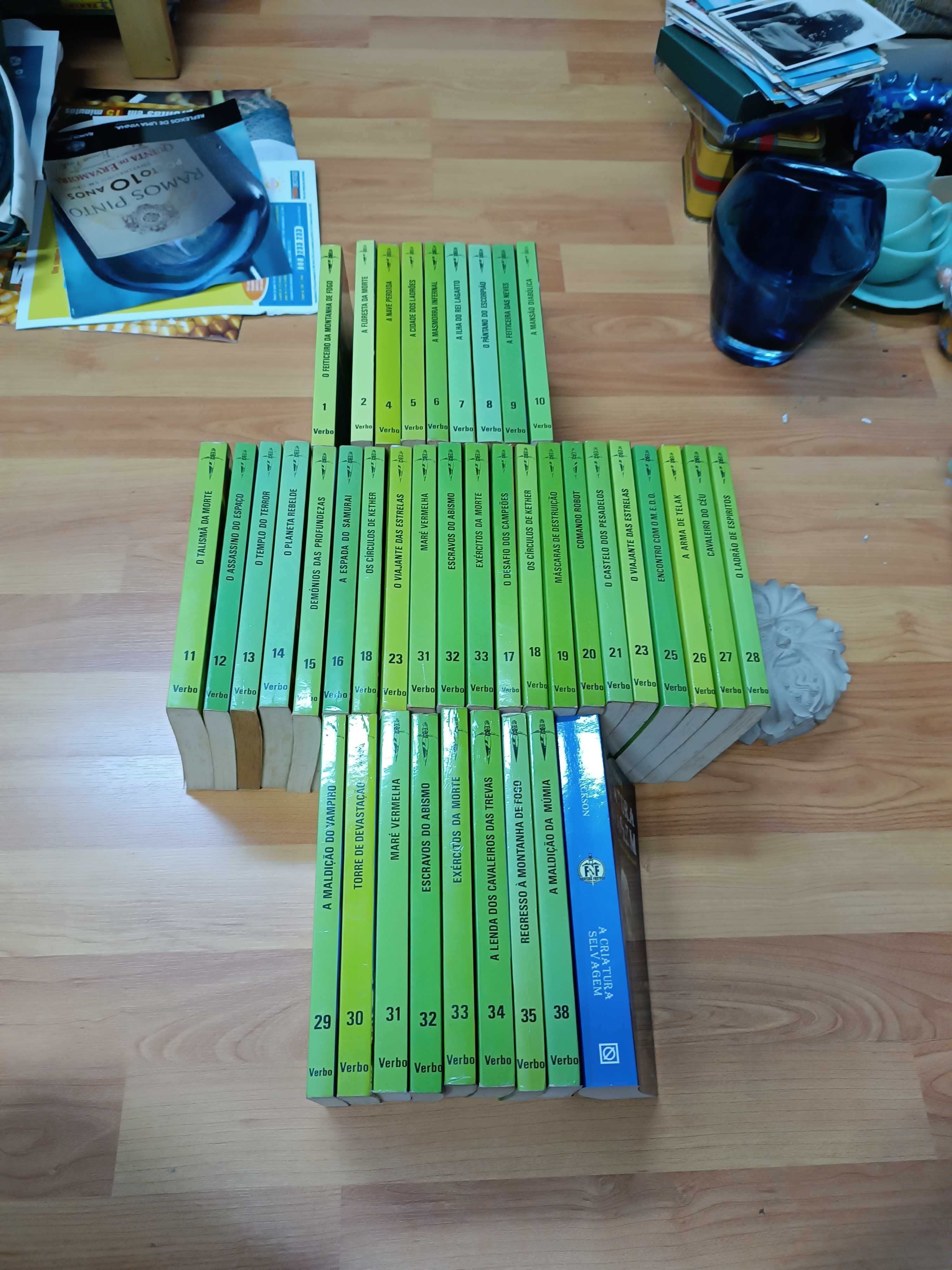 Lote de Livros Aventuras Fantasticas